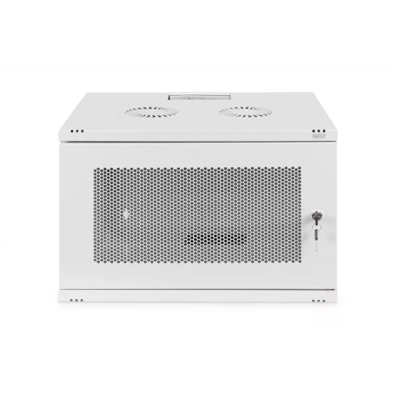DIGITUS 7U seinale paigaldatav kapp SOHO lahtivõetuna 370x540x400 mm perforeeritud esiuks hall