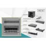 DIGITUS 10in võrgukomplekt - 6U kapp must riiul PDU 8 pordiga kommutaator CAT6 patch-paneel