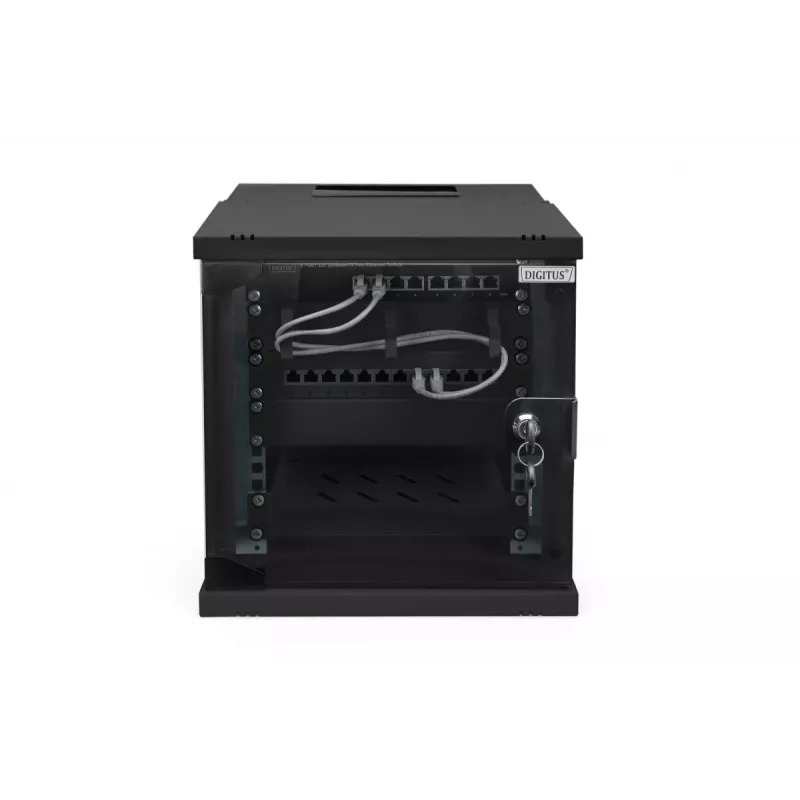 DIGITUS 10IN 6U seinale kinnitatav kapp - SOHO PRO 325 x 315 x 300mm must