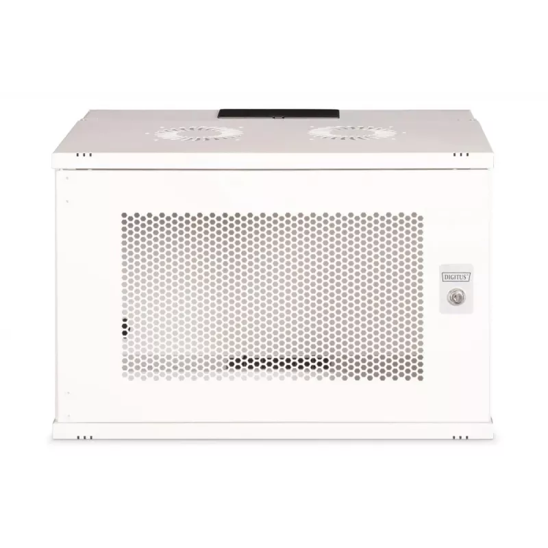 DIGITUS 19-tolline 7U seinakapp - SOHO Pro perforeeritud uks 370 x 540 x 400mm kokku panemata hall