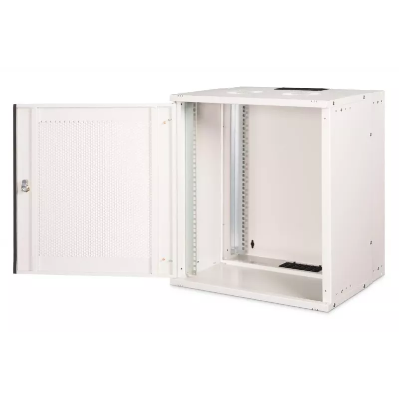 DIGITUS 19-tolline 12U seinale kinnitatav korpus SOHO Pro perforeeritud uksega 595 x 540 x 400mm kokku panemata gr