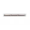 DIGITUS Paigalduspaneel, CAT6A varjestatud, 1U, 24-porti, 8P8C, must RAL 9005, 483