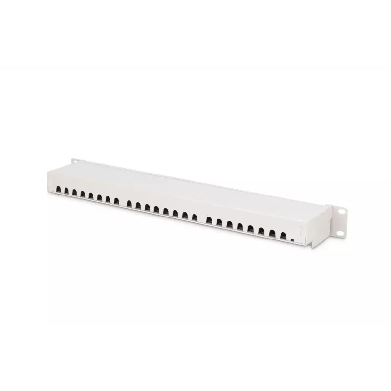 DIGITUS Paigalduspaneel, CAT6A varjestatud, 1U, 24-porti, 8P8C, must RAL 9005, 483