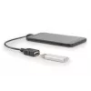 DIGITUS USB 2.0 adapterkaabel, OTG, tüüp micro B - A M/F, 15cm USB 2.0 ühilduv, täisnurkne, must