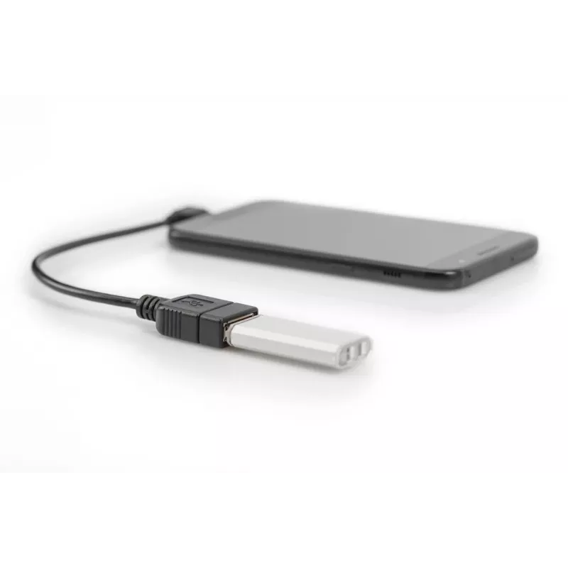 DIGITUS USB 2.0 adapterkaabel, OTG, tüüp micro B - A M/F, 15cm USB 2.0 ühilduv, täisnurkne, must