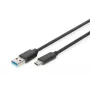 DIGITUS DIGITUS USB USB-C ühenduskaabel, tüüp C-lt A-le M/M, 1m Super Speed must