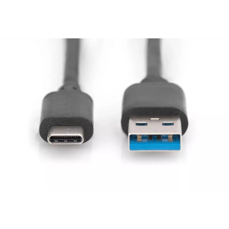 DIGITUS DIGITUS USB USB-C ühenduskaabel, tüüp C-lt A-le M/M, 1m Super Speed must