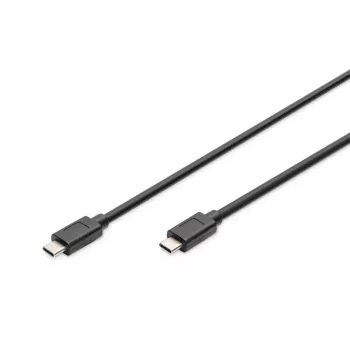 DIGITUS USB USB-C ühenduskaabel, type C to C M/M, 1m Gen2 Must (AK-300139-010-S)