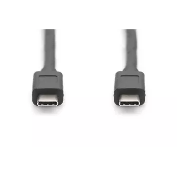 DIGITUS USB USB-C ühenduskaabel, type C to C M/M, 1m Gen2 Must (AK-300139-010-S)
