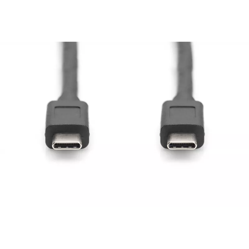 DIGITUS USB USB-C ühenduskaabel, type C to C M/M, 1m Gen2 Must (AK-300139-010-S)