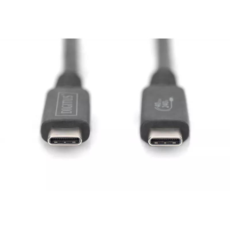 DIGITUS USB 4.0 ühenduskaabel USB-C kuni USB-C max resolutsioon 8K 30Hz PD3.0 40Gbit/s 1m