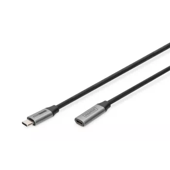 DIGITUS USB-C/M to USB-C/F PD60W Gen1 USB3.0 pikenduskaabel 1m 4K@60Hz