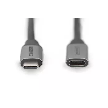 DIGITUS USB-C/M to USB-C/F PD60W Gen1 USB3.0 pikenduskaabel 1m 4K@60Hz