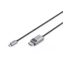 DIGITUS USB Type C to DP adapterkaabel 8Ka30Hz. HBR3 Alu Housing Must 1m