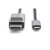 DIGITUS USB Type C to DP adapterkaabel 8Ka30Hz. HBR3 Alu Housing Must 1m