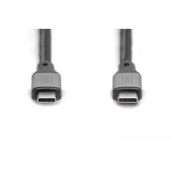 DIGITUS USB 4 ühenduskaabel. TypeC-TypeC. AL-korpus PP punutud 4K60Hz. PD3.0. 20Gbit/s. 3m. must