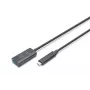 DIGITUS aktiivne USB-C pikenduskaabel - 10G USB 3.2 Gen2 USB-C - USB-A (M/F) - 5m