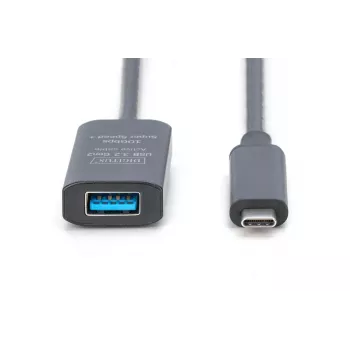 DIGITUS aktiivne USB-C pikenduskaabel - 10G USB 3.2 Gen2 USB-C - USB-A (M/F) - 5m