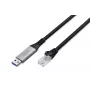 DIGITUS USB 3.2 Gen1 – RJ45 Etherneti kaabel – CAT6a S/FTP Must – 2 m