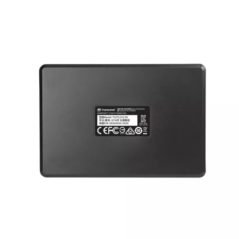 TRANSCEND Storejet 25c3 2TB raudhall