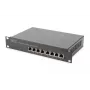 DIGITUS 8 pordiga gigabitine PoE kommutaator 10 inch 8x10/100/1000Mbps RJ45 PoE 96W