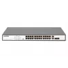 DIGITUS 24-pordine Fast Ethernet PoE-lüliti, 2G Combo TP/SFP, 390 W