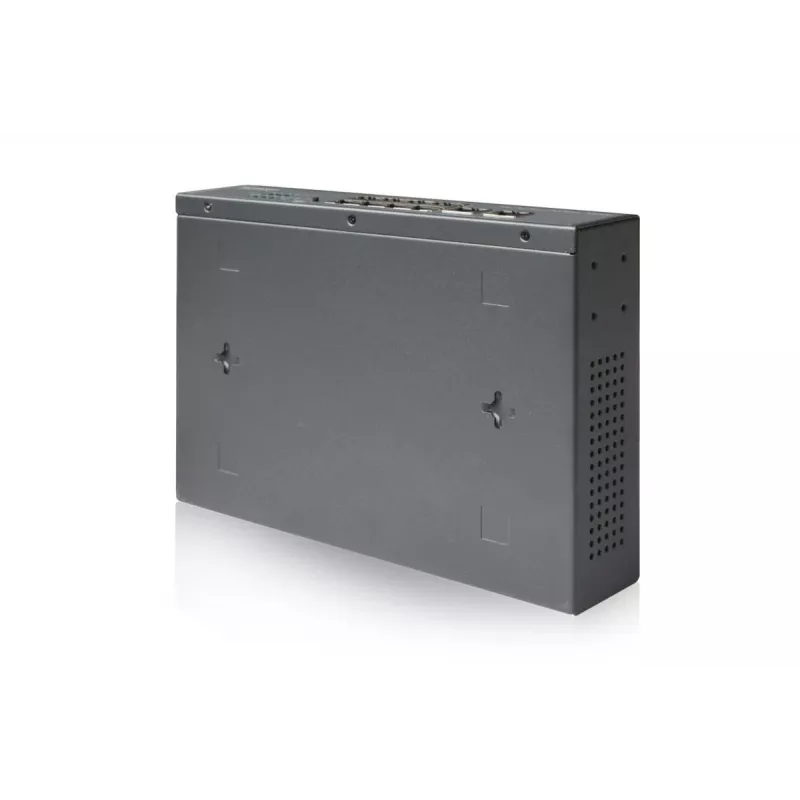 DIGITUS Fast Ethernet PoE af/at 8 pordiga lüliti + 2 üleslinki, 120 W PoE võimsuseelarve, riiulisse paigaldatav