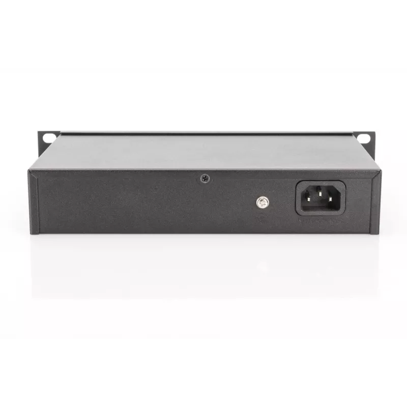 DIGITUS 8-pordiline gigabitine Ethernet-kommutaator 10-tolline 8x10/100/1000 Mbps RJ45