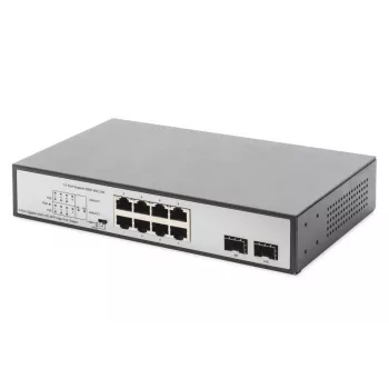 Mittehallatav kommutaator Digitus DN-95140 8-pordiline Gigabit PoE