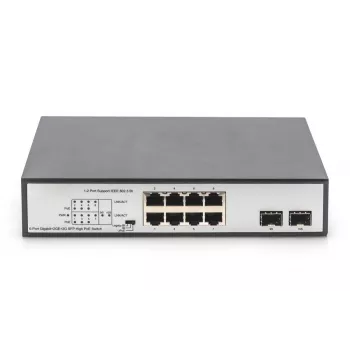 Mittehallatav kommutaator Digitus DN-95140 8-pordiline Gigabit PoE