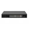DIGITUS PoE-lüliti 16 porti 10/100 Mbps 16 x10/100Mbps PoE RJ45 porti, 1x GE RJ45, 1x SFP