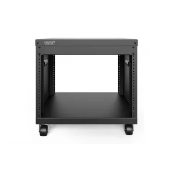 DIGITUS 8U AVS rack 420x507x460mm keermestatud kinnitusavad rattad must
