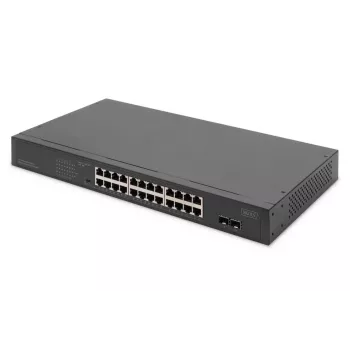 DIGITUS haldamata PoE-lüliti – 24-pordine gigabitine + 2-pordine gigabitine SFP