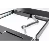 DIGITUS modulaarne HD LCD TFT konsool 1 pordiga KVM-iga, RAL 9005 must - GE klaviatuur