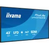 iiyama LH4375UHS-B2AG Signage Display Digitaalne infokuva lameekraan 108 cm (42.5 tolli) LCD Wi-Fi 500 cd/m² 4K Ultra HD Must Sisseehitatud protsessor Android 11 24/7