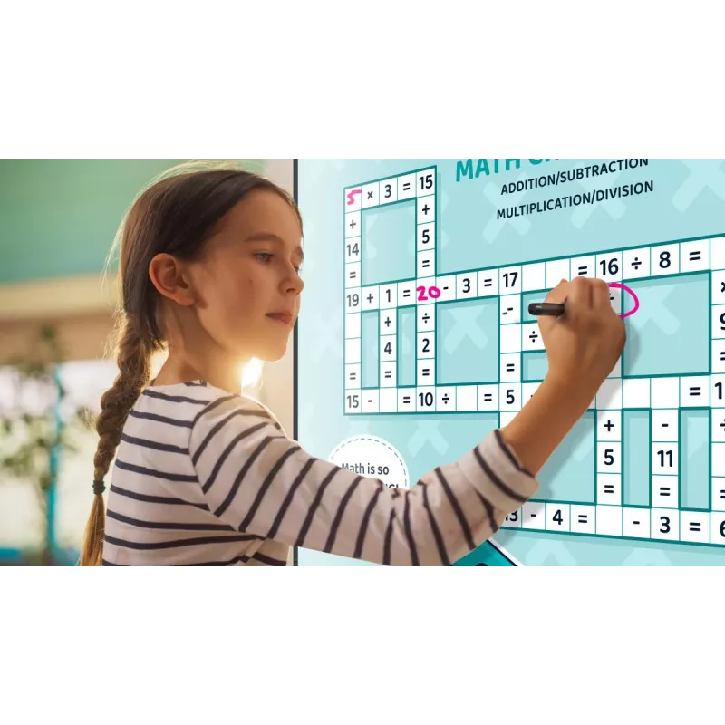 AVOCOR Avs-8610 86-tolline 4K klaasist LED-interaktiivne ekraan
