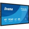 iiyama T4329AS-B1AG arvutimonitor 108 cm (42,5 tolli) 3840 x 2160 pikslit 4K Ultra HD LED puuteekraan Must