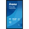iiyama T5529AS-B1AG Signage-ekraan kioskikujundusega 138,7 cm (54,6 tolli) LED Wi-Fi 450 cd/m² 4K Ultra HD Must Puuteekraan Sisseehitatud protsessor Android 24/7