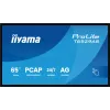 iiyama T6529AS-B1AG Signage Display Kiosk design 163.8 cm (64.5 tolli) LED Wi-Fi 420 cd/m² 4K Ultra HD Must Puutetundlik ekraan Sisseehitatud protsessor Android 24/7