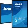 iiyama T6529AS-B1AG Signage Display Kiosk design 163.8 cm (64.5 tolli) LED Wi-Fi 420 cd/m² 4K Ultra HD Must Puutetundlik ekraan Sisseehitatud protsessor Android 24/7