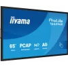 iiyama T6529AS-B1AG Signage Display Kiosk design 163.8 cm (64.5 tolli) LED Wi-Fi 420 cd/m² 4K Ultra HD Must Puutetundlik ekraan Sisseehitatud protsessor Android 24/7