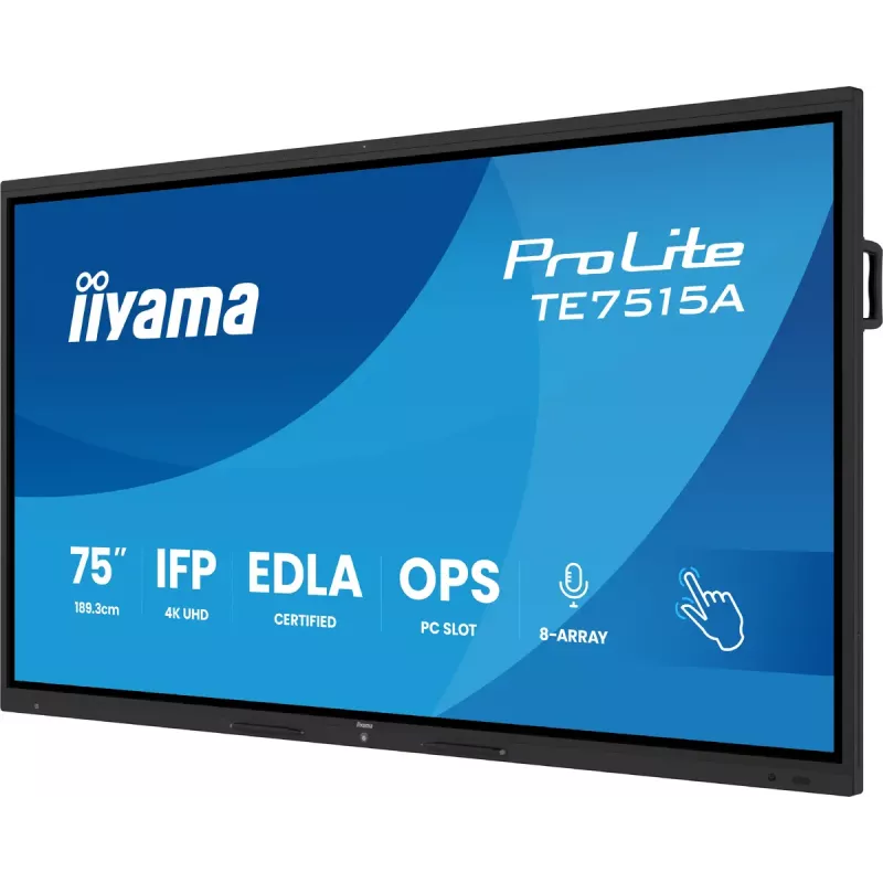Digitaalne infotahvel iiyama TE7515A-B1AG 74.5 tolli puutetundlik 4K Ultra HD