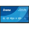 iiyama TE6512MIS-B4AG Signage-ekraan Kiosk-kujundus 165,1 cm (65 tolli) LCD Wi-Fi 400 cd/m² 4K Ultra HD Must Puuteekraan Sisseehitatud protsessor Android 24/7
