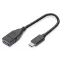 DIGITUS USB Type-C adapterkaabel, OTG, tüüp C - A M/F, 15cm Super Speed Must