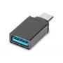 DIGITUS USB-C-adapter, tüüp C -> A SuperSpeed, must