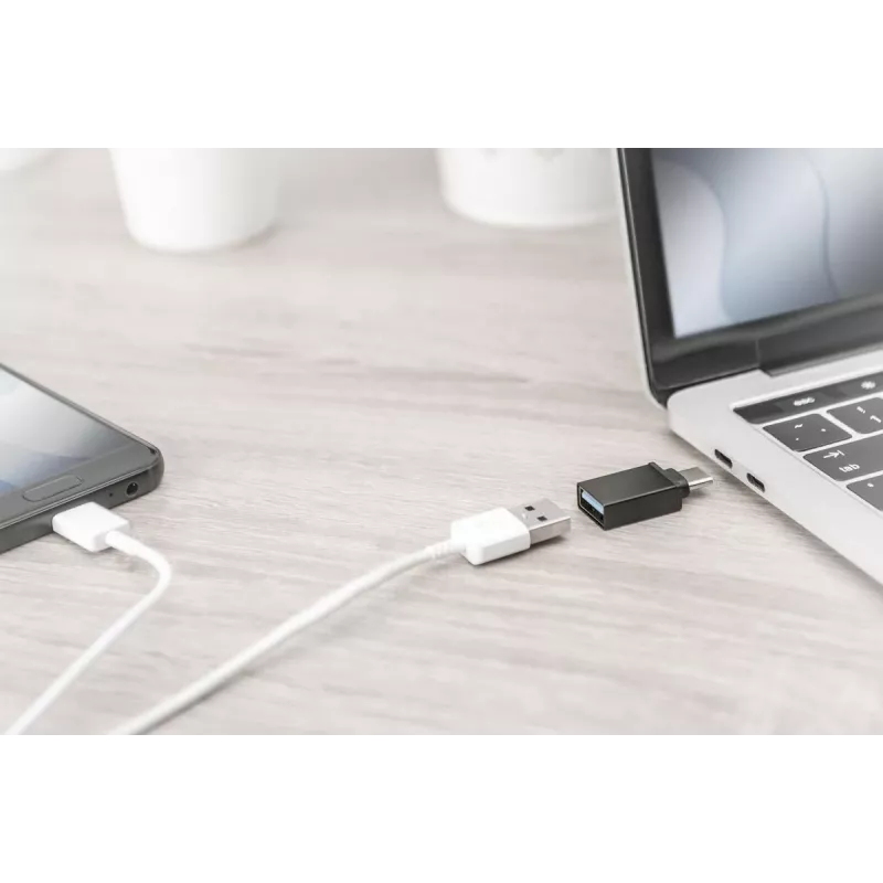 DIGITUS USB-C-adapter, tüüp C -> A SuperSpeed, must