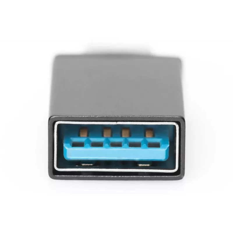 DIGITUS USB-C-adapter, tüüp C -> A SuperSpeed, must