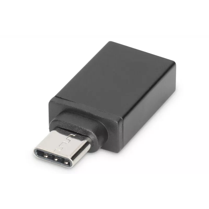 DIGITUS USB-C-adapter, tüüp C -> A SuperSpeed, must