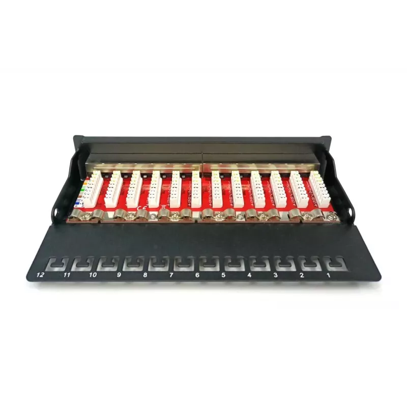 Patch Panel Digitus Desktop CAT 6A klass EA Shielded Must