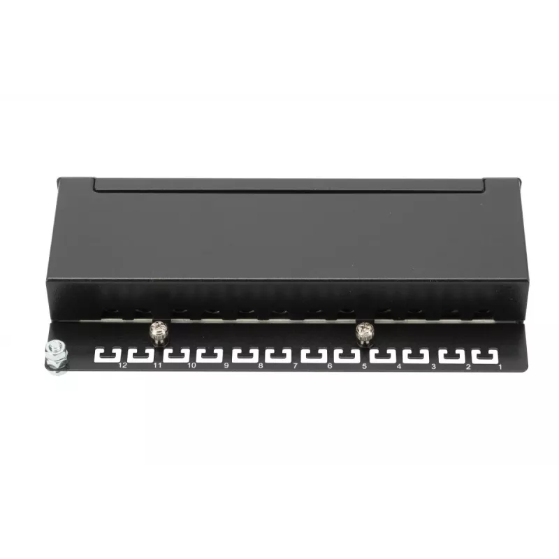 Patch Panel Digitus Desktop CAT 6A klass EA Shielded Must